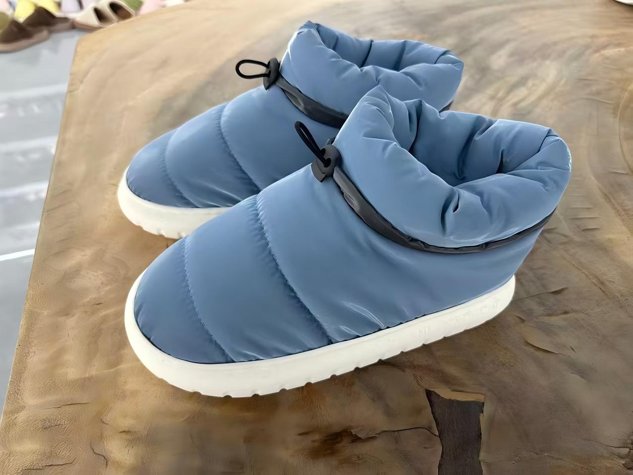 Водонепроникні нековзкі бавовняні тапочки з пуховим наповнювачем